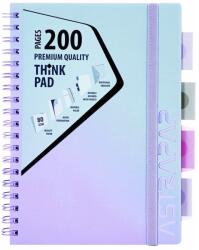 Astra Spirálfüzet kockás ASTRA PAP B/5 100 lapos perforált színregiszteres Ombre világos (107023005) - vectraline