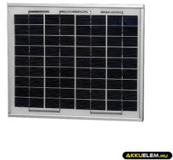 GreenPower Napelem 10W poli 290x330x25 (vezeték és csatlakozó nélkül) MWG-10 (MWG-10)
