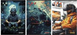STREET Füzet vonalas STREET A/4 54 lapos Gaming margóval (65440) - vectraline
