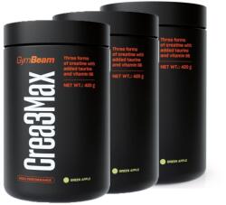 GymBeam - Crea3max - Zöldalma íz - 3 X 420 G