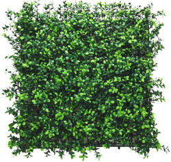 Mirpol Panou perete verde artificial din plastic tip buxus, 50x50 cm, UV (5902659145185)