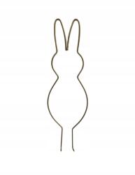 ELMA Fém váz Virágkompozíciókhoz Húsvét Nyuszi Arany (EL-Zając)