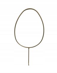 ELMA Fém váz Virágkompozíciókhoz Húsvét Tojás Arany (EL-Jajko)