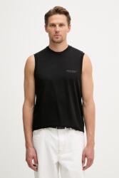 Giorgio Armani férfi pamut top - fekete S