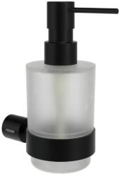 RAVAK Fold FD 231.20BLM fali üveg szappanadagoló, matt fekete X07P1356 (X07P1356)