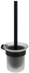 RAVAK Fold FD 410.20BLM fali WC kefe tartó, matt fekete X07P1359 (X07P1359) - szaniteronline