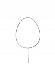 ELMA Fém váz Virágkompozíciókhoz Húsvét Tojás Fehér (EL-Jajko)