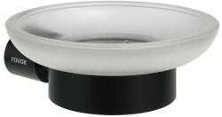 RAVAK Fold FD 200.20BLM fali szappantartó, matt fekete X07P1355 (X07P1355) - szaniteronline