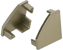 ANRO LED Profile ALP-007 Pezsgőszín - Végzáró elem alumínium sarokprofilhoz, műanyag, pezsgőszín (LP201CH-END)