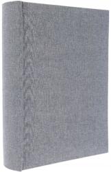 Gedeon Becsúsztatható fotóalbum 200 fotó 10x15 szürke linen gravírozás lehetséges (KD46200 LINEN GREY)