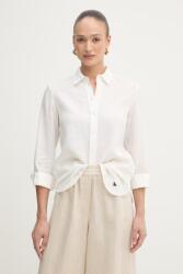 Max Mara női vászon ing WERNER - fehér 38