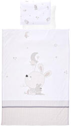 Lorelli 4 részes ágynemű garnitúra - Little Rabbits Grey - aprotalpak