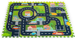 Homelux Covor puzzle din spuma EVA Homelux, oras si strazi, 12 piese 30x30 cm (0121) Covor