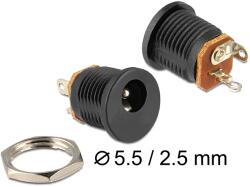 Delock telepíto foglalat DC 2.5 x 5.5 mm (65690) (65690) (65690)