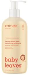 Attitude Baby leaves babasampon és tusfürdő (2 az 1-ben) körtelé illattal (626232466126)