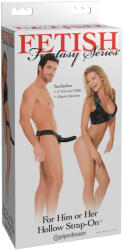 Pipedream Fetish Fantasy - dildo cu curea gol pe interior - negru (05436080000)