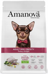  AmaNova Dog Mini Adult Obesity Turkey Delight 800 g