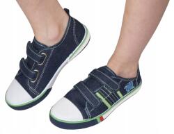 Badoxx Tornacipő tépőzáras gyerek iskolai tornacipő 3SP577LS r25 (3SP577LS GRANAT/JEANS)
