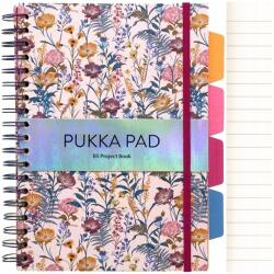 Pukka Pad Spirálos Jegyzetfüzet Spirálos Jegyzettömb Pukka Pad Vonal B5/100 Lap Távtartó Növényzet (5032608094964)