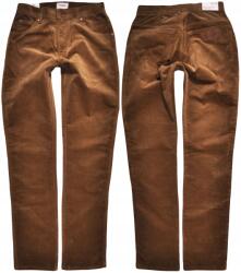 Wrangler Teak színű, tapered szabású Texas Slim nadrág W28 L32