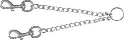 TRIXIE lesă dublă cu lanț pentru câini 42cm/2mm (2251)