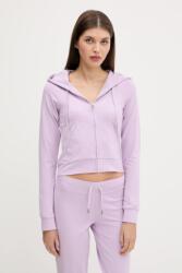 Juicy Couture felső SINGLE JERSEY OLA HOODIE - lila L