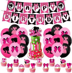  Születésnapi Dekoráció Szett Lányoknak Születésnap Szórakozás Bar-bi