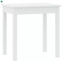 Intermeble SENDI Étkezőasztal Fehér Színben. 75x55 cm Belföldi Raktárról