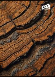 Victoria Füzet, tűzött, A4, kockás, 80 lap, COOL BY VICTORIA Wood & Rock (ISVFC124) - kellekanyagonline