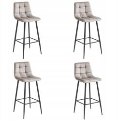 Oskar Hoker Arceto bársony sötét Bézs lábak fekete x 4 (5903332087037)