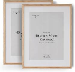  2 db-os képkeret szett natúr fából 40 x 50 (X002AQY58X)
