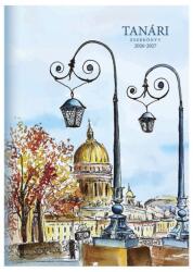 TopTimer Tanári zsebkönyv TOPTIMER P200 papírborító A/5 heti 145x205 mm City 2026-2027 (27P200-00H) - tonerpiac