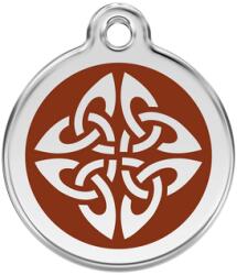 Red Dingo Rozsdamentes törzsi nyilak mintás acél biléta barna - falatozoo