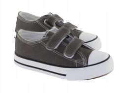  Tépőzáras tornacipő iskolai papucs KB02 r26 (KB02 dk.grey)