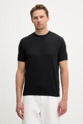 Giorgio Armani férfi pamut póló - sötétkék L - answear - 27 990 Ft