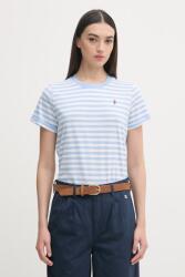 U. S. Polo Assn U. S. Polo Assn. pamut póló STRIPE CREW NECK - kék S