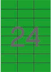 APLI Etikett címke 70x37 mm APLI színes, zöld, 480/csg (1594)