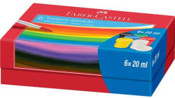 Faber-Castell 6db-os 6x20ml tégelyes tempera készlet (FC121040)