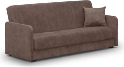  Porto ágyazható kanapé barna színben, bársony kárpittal (PPHUE-PIEER-SALLY3-WER)