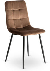  Peru szék barna színben, bársony kárpittal (ME-PERU-BR-V-K)