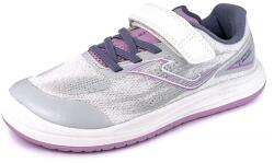 Joma pantofi de alergare barefoot pentru fete SUPERCROSS JUNIOR WHITE BFCROJS2602V | teniși pentru copii cu șireturi și arici, cu talpă flexibilă aderentă - 34