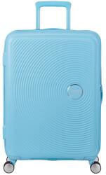 American Tourtister American Tourister SOUNDBOX bővíthető négykerekű világoskék közepes bőrönd 88473-A939