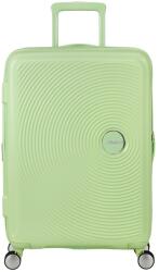 American Tourtister American Tourister SOUNDBOX bővíthető négykerekű kiwizöld közepes bőrönd 88473-A938