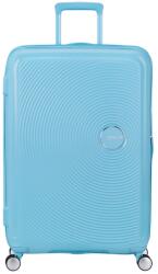American Tourtister American Tourister SOUNDBOX világoskék bővíthető négykerekű nagy bőrönd 88474-A939
