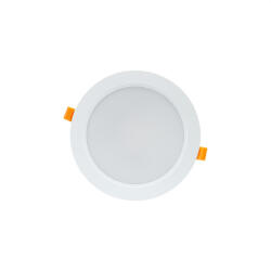 spectrumLED DURE 3 DOWNLIGHT 18W NW 230V 110deg IP54 IK06 170x34 WHITE round integrated driver SLI043008NW_PW SpectrumLED (SLI043008NW_PW)