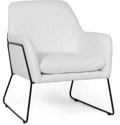  Fotoliu de design alb MILAN