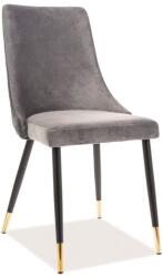  Scaun GRI PIANO VELVET
