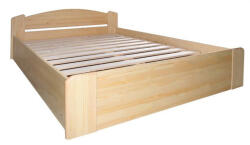 Ágy manufaktúra Róna - bükk ágykeret ágyneműtartóval 80x200 cm - matracwebaruhaz