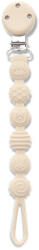 Lorelli Természetes szilikon cumitartó lánc - Beige