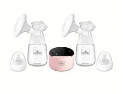 Lorelli Dupla elektromos mellszívó - pink&black